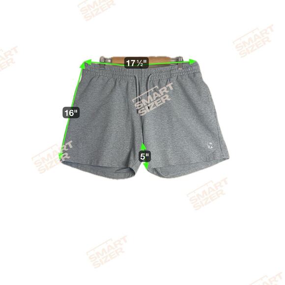 Bear Bottom Mens XXL Shorts Grey Cotton Blend Elastic Waist Drawstring Stretch - Picture 6 of 6